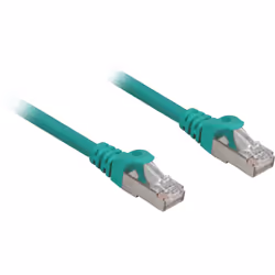 Sharkoon Cat.6a SFTP, 2 m, Cat6a, S/FTP (S-STP), RJ-45, RJ-45, Verde