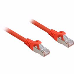 Sharkoon Cat.6a SFTP, 1,5 m, Cat6a, S/FTP (S-STP), RJ-45, RJ-45, Rosso