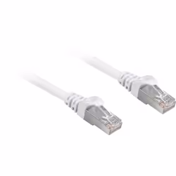 Sharkoon Cat.6a SFTP, 2 m, Cat6a, S/FTP (S-STP), RJ-45, RJ-45, Bianco