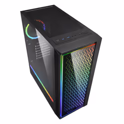 Sharkoon RGB LIT 200 Midi Tower Nero - Vista aggiuntiva 4