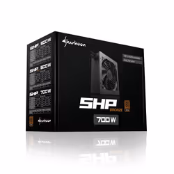 Sharkoon SHP Bronze alimentatore per computer 600 W 20+4 pin ATX ATX Nero - Vista aggiuntiva 4