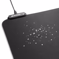 Sharkoon 1337 RGB V2 Tappetino per mouse per gioco da computer Nero - Vista aggiuntiva 8