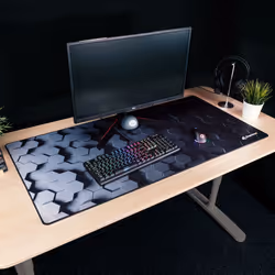 Sharkoon SKILLER SGP30 Big Hex Tappetino per mouse per gioco da computer Nero - Vista aggiuntiva 4