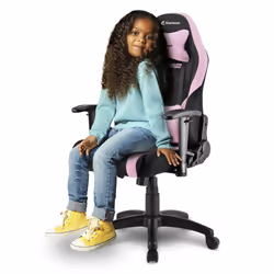 Sharkoon Skiller SGS2 Jr. Sedia per gaming universale Seduta imbottita Nero, Rosa - Vista aggiuntiva 2