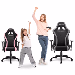 Sharkoon Skiller SGS2 Jr. Sedia per gaming universale Seduta imbottita Nero, Rosa - Vista aggiuntiva 3