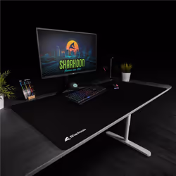 Sharkoon 1337 V2 Big Tappetino per mouse per gioco da computer Nero - Vista aggiuntiva 5