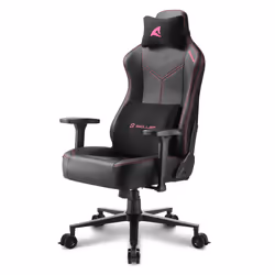 Sharkoon SGS30 Sedia per gaming universale Sedia imbottita tappezzata Nero, Rosa - Vista aggiuntiva 6