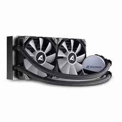 Sharkoon S70 rgb Case per computer, Processore Raffreddatore di liquidi tutto in uno 12 cm Nero 1 pz - Vista aggiuntiva 4