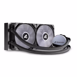 Sharkoon S70 rgb Case per computer, Processore Raffreddatore di liquidi tutto in uno 12 cm Nero 1 pz - Vista aggiuntiva 5