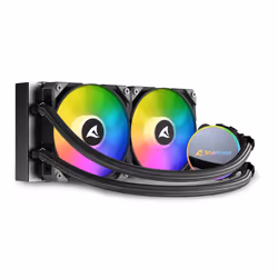 Sharkoon S70 rgb Case per computer, Processore Raffreddatore di liquidi tutto in uno 12 cm Nero 1 pz - Vista aggiuntiva 6
