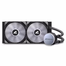Sharkoon S70 rgb Case per computer, Processore Raffreddatore di liquidi tutto in uno 12 cm Nero 1 pz - Vista aggiuntiva 8