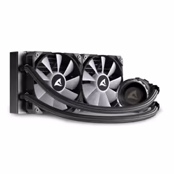Sharkoon S80 RGB Case per computer, Processore Raffreddatore di liquidi tutto in uno 12 cm Nero 1 pz - Vista aggiuntiva 4