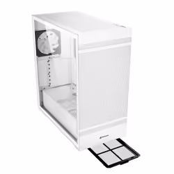 Sharkoon REBEL C50 RGB ATX Full Tower Bianco - Vista aggiuntiva 8