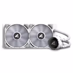 Sharkoon S80 RGB Case per computer, Processore Raffreddatore di liquidi tutto in uno 12 cm Bianco 1 pz - Vista aggiuntiva 8