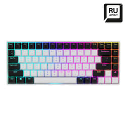 Sharkoon SKILLER SGK50 S3 tastiera Gaming USB QWERTY Russo Bianco