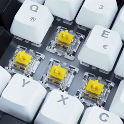 Sharkoon SKILLER SGK50 S3 tastiera Gaming USB QWERTY Russo Bianco - Vista aggiuntiva 3
