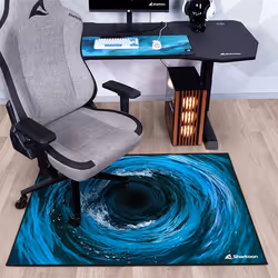 Sharkoon SFM12 Nero, Blu, Bianco Poliestere, Silicone - Vista aggiuntiva 4