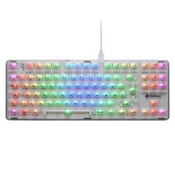 Sharkoon 4044951040131 tastiera Gaming USB QWERTZ Tedesco Bianco