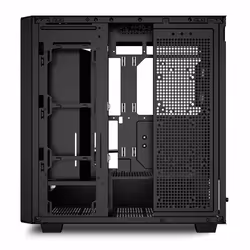 Sharkoon REBEL C70G RGB Full Tower Nero, Legno - Vista aggiuntiva 6