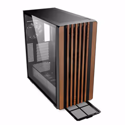 Sharkoon REBEL C70G RGB Full Tower Nero, Legno - Vista aggiuntiva 8