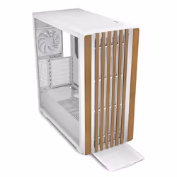 Sharkoon REBEL C70G RGB Full Tower Bianco, Legno - Vista aggiuntiva 8