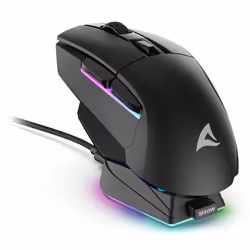 Sharkoon SGM50W mouse Gaming Mano destra RF Wireless + USB Type-A Ottico 6400 DPI - Vista aggiuntiva 5