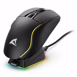 Sharkoon SGM50W mouse Gaming Mano destra RF Wireless + USB Type-A Ottico 6400 DPI - Vista aggiuntiva 7