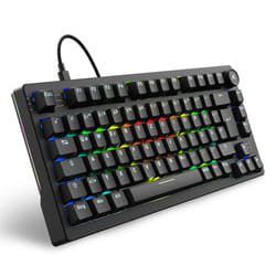 Sharkoon SGK25 tastiera Casa USB QWERTZ Tedesco Nero