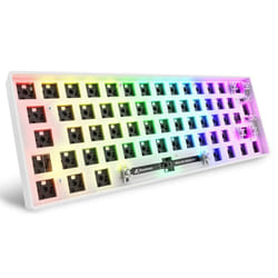 Sharkoon SKILLER SGK50 S4 tastiera Casa USB QWERTY Tedesco Bianco