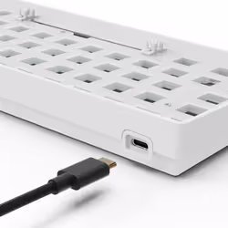 Sharkoon SKILLER SGK50 S4 tastiera Casa USB QWERTY Tedesco Bianco - Vista aggiuntiva 6