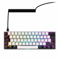 Sharkoon SGK50 S4 tastiera Casa USB QWERTZ Tedesco Bianco - Vista aggiuntiva 2