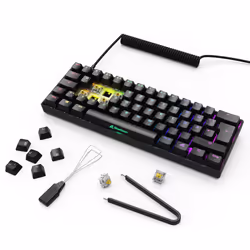 Sharkoon 100065629 tastiera Casa USB QWERTZ Tedesco Nero - Vista aggiuntiva 8