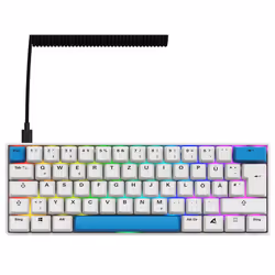 Sharkoon SGK50 S4 tastiera Casa USB QWERTZ Tedesco Bianco - Vista aggiuntiva 2