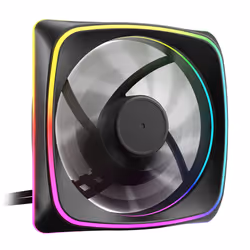 Sharkoon SHARK Lights RGB PWM Case per computer Ventilatore 12 cm Nero 1 pz - Vista aggiuntiva 2