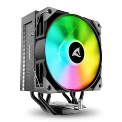 Sharkoon A40 RGB Processore Raffreddatore d'aria 12 cm Nero 1 pz