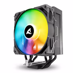 Sharkoon A40 RGB Processore Raffreddatore d'aria 12 cm Nero 1 pz - Vista aggiuntiva 3