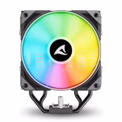 Sharkoon A40 RGB Processore Raffreddatore d'aria 12 cm Nero 1 pz - Vista aggiuntiva 5