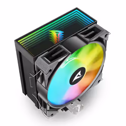 Sharkoon A40 RGB Processore Raffreddatore d'aria 12 cm Nero 1 pz - Vista aggiuntiva 7
