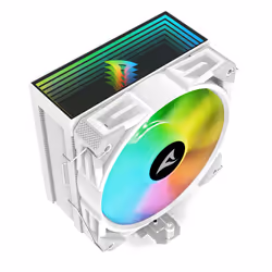 Sharkoon A40 RGB Processore Raffreddatore d'aria 12 cm Bianco 1 pz - Vista aggiuntiva 7