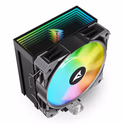 Sharkoon A50 RGB Processore Raffreddatore d'aria 12 cm Nero 1 pz - Vista aggiuntiva 7