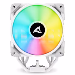 Sharkoon A50 RGB Processore Raffreddatore d'aria 12 cm Bianco 1 pz - Vista aggiuntiva 5