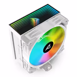 Sharkoon A50 RGB Processore Raffreddatore d'aria 12 cm Bianco 1 pz - Vista aggiuntiva 7