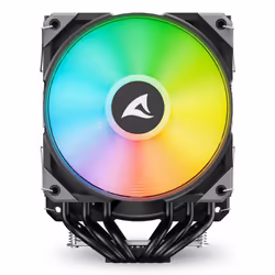 Sharkoon A60 RGB Processore Raffreddatore d'aria 12 cm Nero 1 pz - Vista aggiuntiva 5