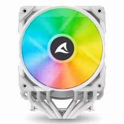 Sharkoon A60 RGB Processore Raffreddatore d'aria 12 cm Bianco 1 pz - Vista aggiuntiva 5