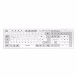 Sharkoon OfficePal K30W wh tastiera Casa/ufficio USB QWERTZ Tedesco Bianco - Vista aggiuntiva 2