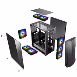 Xilence Performance C XILENT BLADE X512.RGB Midi Tower Nero - Vista aggiuntiva 2
