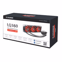 Xilence Performance A+ XC978 sistema di raffreddamento per computer Processore Raffreddatore di liquidi tutto in uno 12 cm Nero, Rosso 1 pz