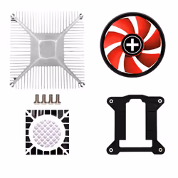 Xilence Performance C XC232 sistema di raffreddamento per computer Processore Ventilatore 9,2 cm Nero, Rosso 1 pz - Vista aggiuntiva 5