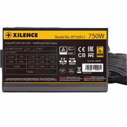 Xilence Performance A+ XP750R12 alimentatore per computer 750 W 20+4 pin ATX ATX Nero - Vista aggiuntiva 5