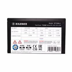 Xilence XP750R6.2 alimentatore per computer 750 W 20+4 pin ATX ATX Nero - Vista aggiuntiva 5
